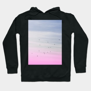 Sky print, Pastel, Nature print, Scandinavian art, Modern art, Wall art, Print, Minimalistic, Modern Hoodie